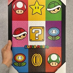 Super Mario Framed Wall Art - Mario & Yoshi